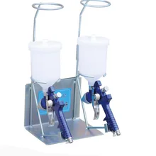 Двойной Краскораспылитель рамки для мини-автомобиля Краскораспылитель с магнитом в нижней части(без распылителей