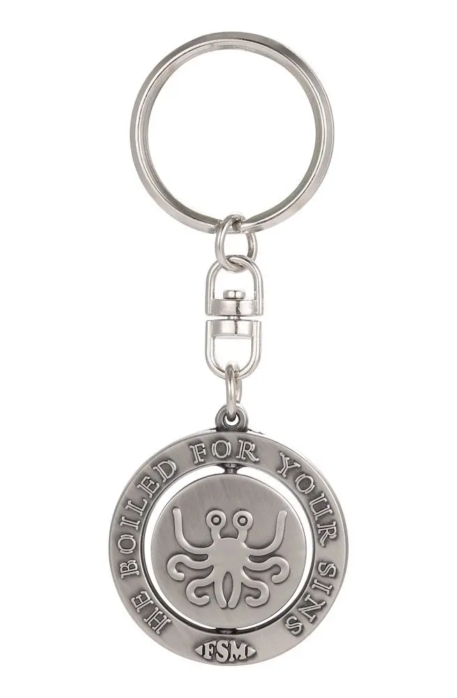 

Flying Spaghetti Monster FSM Atheist Key ring Key chain