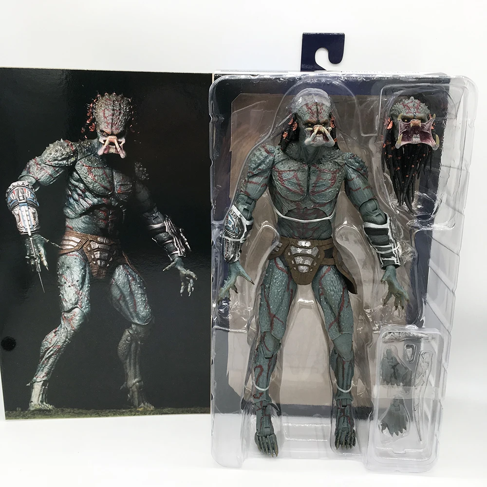 Koop In Voorraad 26cm Originele NECA De Predator Gepantserde Assassin PVC Action Figure Collectible Model Toy Kerstcadeau