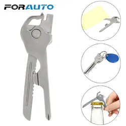 6 в 1 автомобиль цепочка для автомобильного ключа кольцо для автомобильного ключа творческий брелок отвертка EDC/Ножи/нож