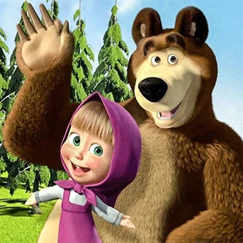 

Full Diamond 5D DIY Diamond Painting "Small Girl And Bear" Embroidery Cross Stitch Rhinestone Mosaic Painting Gift KBL