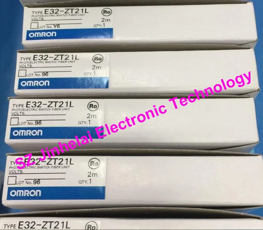 

Authentic original OMRON PHOTO ELECTRIC SWITCH FIBER UNIT E32-ZT21L 2M BY OMS