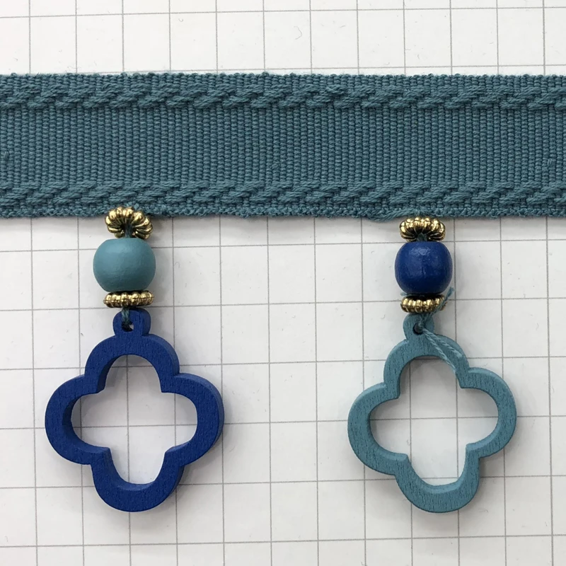 QGVLish 12 м/лот деревянные занавески с бахромой кружевные планки DIY шитье дивана для