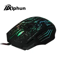 Alphun USB Проводная игровая мышь с 7 кнопками 3200 dpi оптическая игровая проводная мышь для ноутбука/настольного компьютера/ПК высокого качества