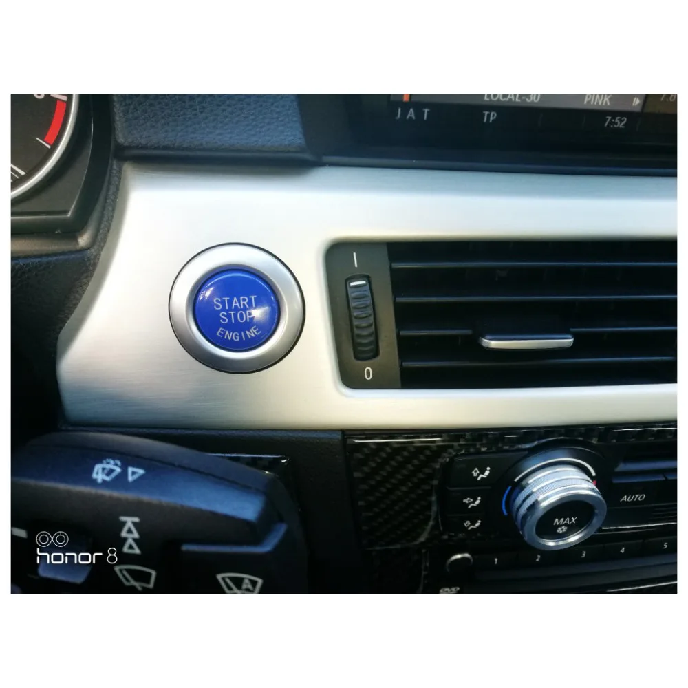 Автомобильный двигатель старт/стоп кнопка включения Замена Крышка для BMW 1 3 5 серии E87 E90/E91/E92/E93 E60 X1 E84 X3 E83 X5 E70 X6 E71 Z4