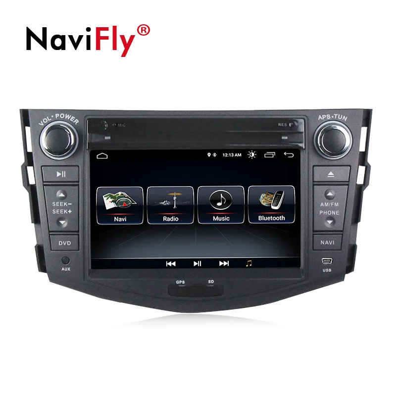 Flash Deal NaviFly 2 din Android 8.1 car multimedia radio stereo player for Toyota RAV 4 RAV4 2007 2008 2009 2010 2011 with GPS auto dvd 2