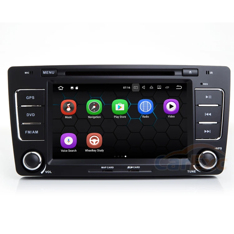 2G RAM Android 9 0 Автомобильный мультимедийный стерео плеер для Skoda Octavia с DVD GPS