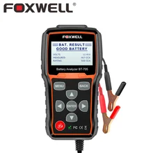 FOXWELL BT705 100-2000CCA Батарея анализатор тестер для автомобилей грузовых автомобилей малой грузоподъемности 12 V-24 V автомобиля сгибать и зарядки Системы диагностический инструмент