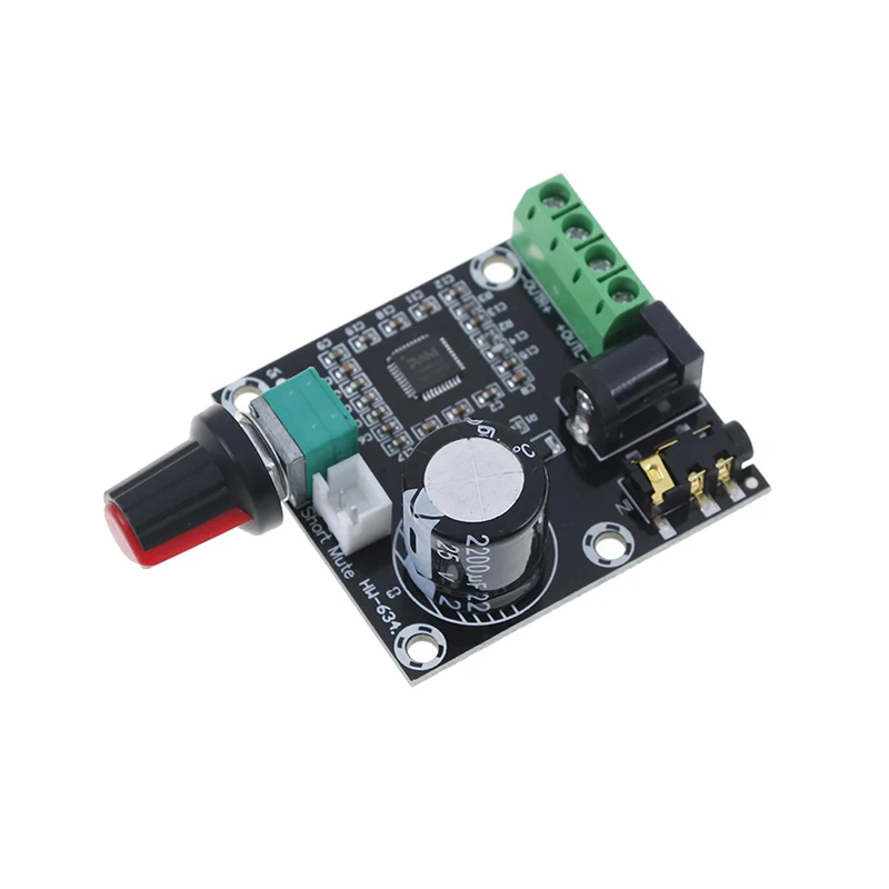 1 шт 12 V DC DC8V-12V 15 W PAM8610 класса D Цифровой двойной усилитель звука доска высокое качество