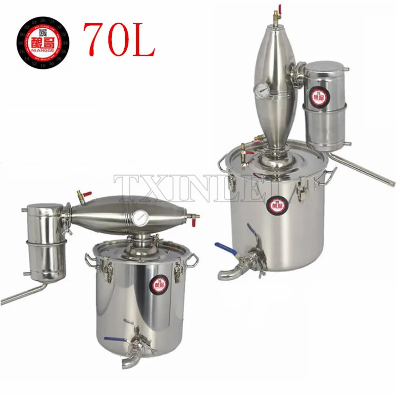 NIANGGE 70L большой Ёмкость бытовой Нержавеющая сталь домой вино пивоварения
