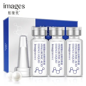 

IMAGESS HA Hyaluronic Acid Liquid 5ml*10 Bottles Snail Pure Extract Moisturization Whitening Rejuvenation Face Care Cream Serum