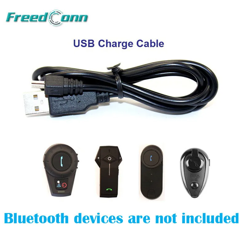 FreedConn T-COM COLO Accessories USB Charge Cable Suit for FreedConn T-COM COLO Motorcycle Bluetooth Intercom Free Shipping!