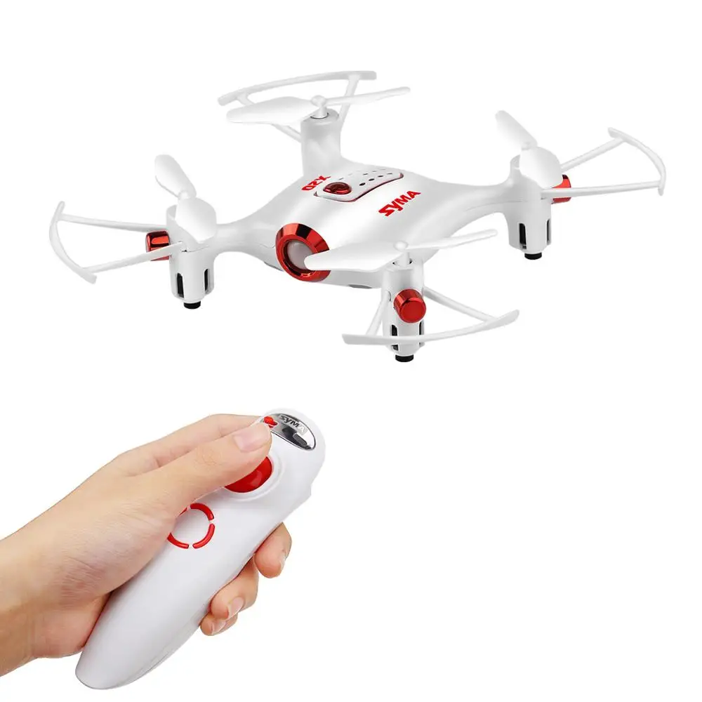 Вертолет SYMA RC X23W fpv-квадрокоптер Wifi передача в реальном времени Безголовый модель Дрон Профессиональный с камерой - Цвет: x20-s white