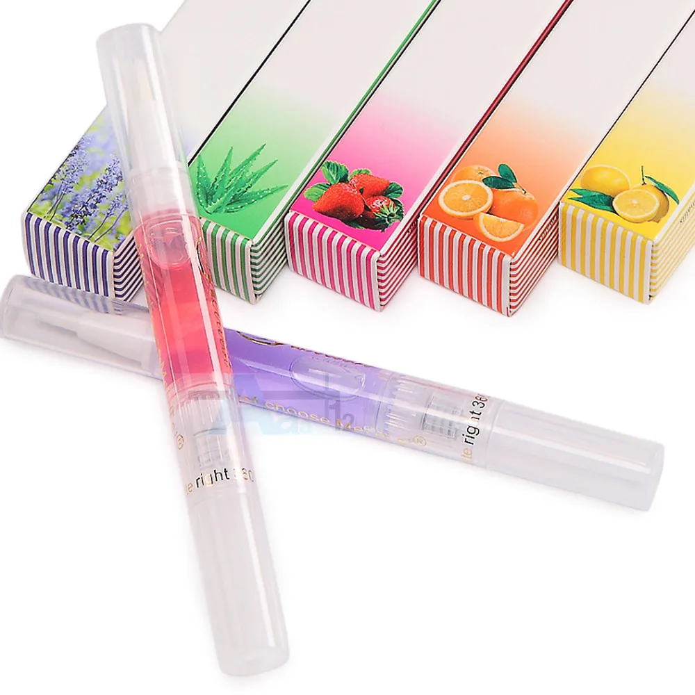 

Wholesale 50pcs Excellent Cuticle Revitalizer Oil Pen Nail Art Vitamins Treatment Nutritious Polish Nail Care Cuticole Manicure