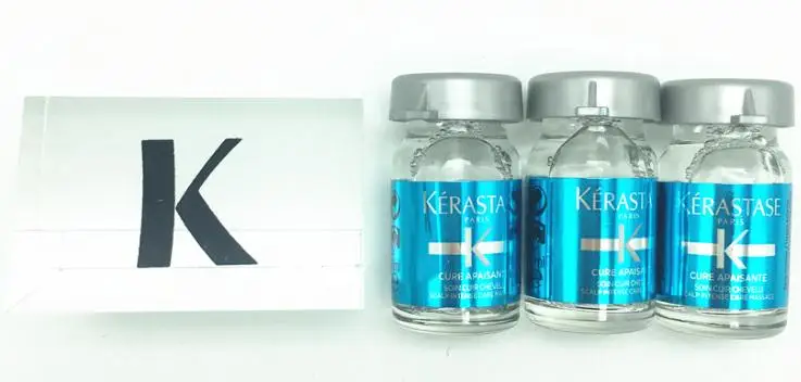 Синий Kerastase Dandruff Кондиционер 6 мл X(3 бутылки) рост волос и предотвращение потери волос и анти-белая эссенция для волос - Цвет: Синий