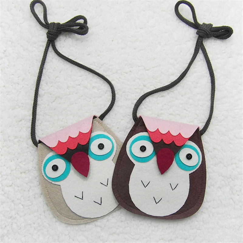 

Newest 14*14cm Children's Shoulder Bag for girl,Creative Owl Messenger bags & coin wallet/purse/child bag,SKU 0321