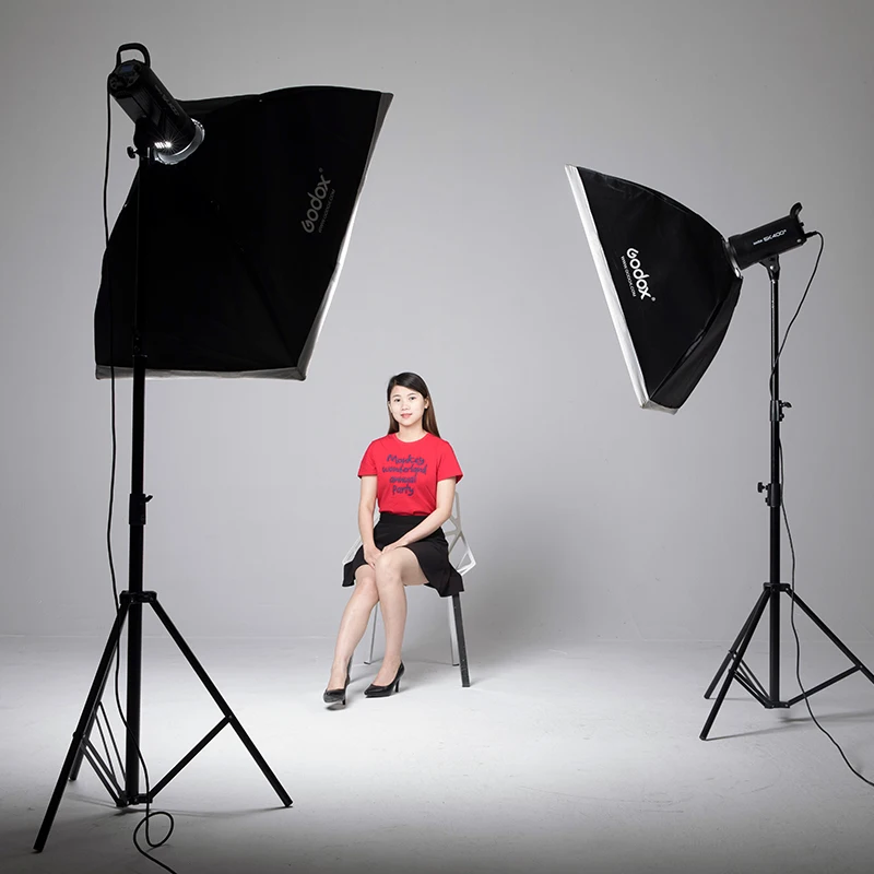 Вссветильник шка для фотостудии 400Ws Godox SK400 II 2x220 Ws 280 В софтбокс стойка освещения