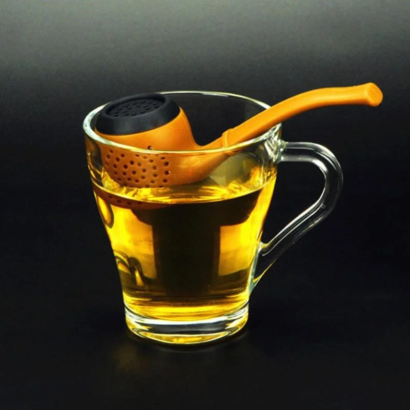 

Pipe Style Silicone Tea Infuser Filter Diffuser Strainer Tea Strainer FDA Grade Loose Leaf Herbal Spice Tea Tools