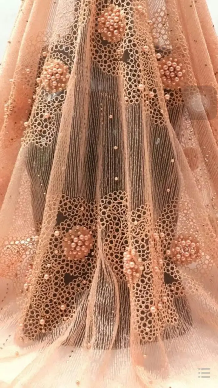 

High quality African lace fabric applique Renda french tulle lace embroidery net lace fabric for wedding dress fashion fabric