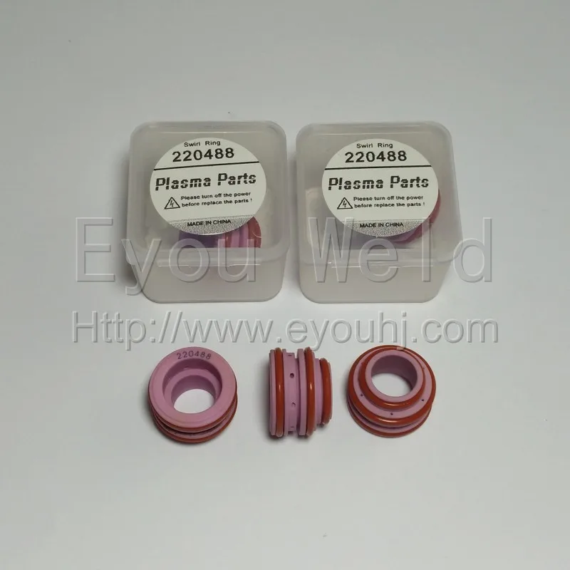 

5pcs Swirl Ring 220488(130A 200A) for Plasma Cutter 130 Plasma Cutting Machine