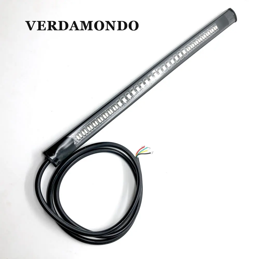 Universal 48 SMD Led Lamp Motorcycle Tail Brake Stop Turn Signal