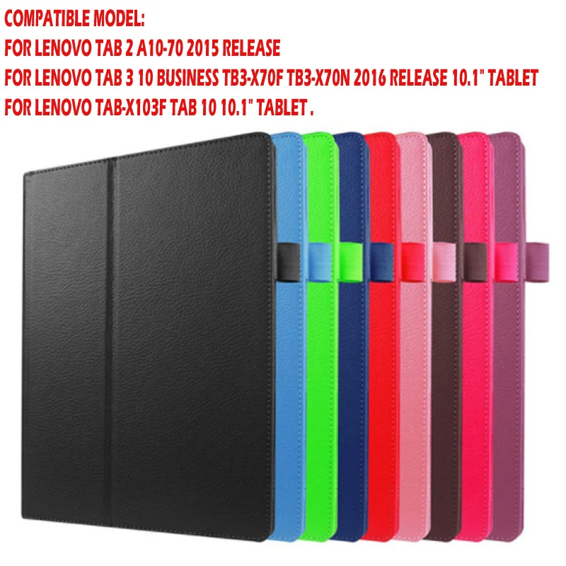 Чехол для планшета из искусственной кожи Lenovo TAB 3 10 деловой флип-чехол 1 дюйма