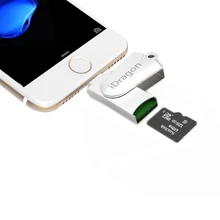 Все в 1 MFI для SD/TF OTG кардридер Micro USB 2,0 память Мини кардридер для iPhone 6/6s 7 Plus для iPod iPad ios9