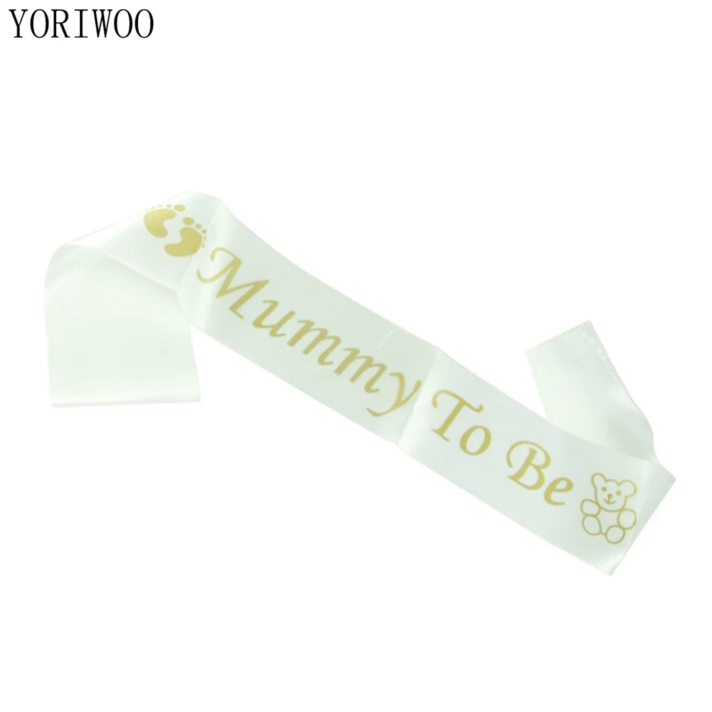 YORIWOO Baby Shower пояс-кушак мама чтобы быть атласной лентой вечерние пользу плечевой