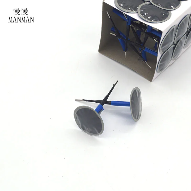 24 Stucke Reifenpannen (4Mm Spina Stemr) 4Mm Spina Staminali Patch Pilz Auto Van Quad Trike Tubeless-Reifen-Atur-Set.