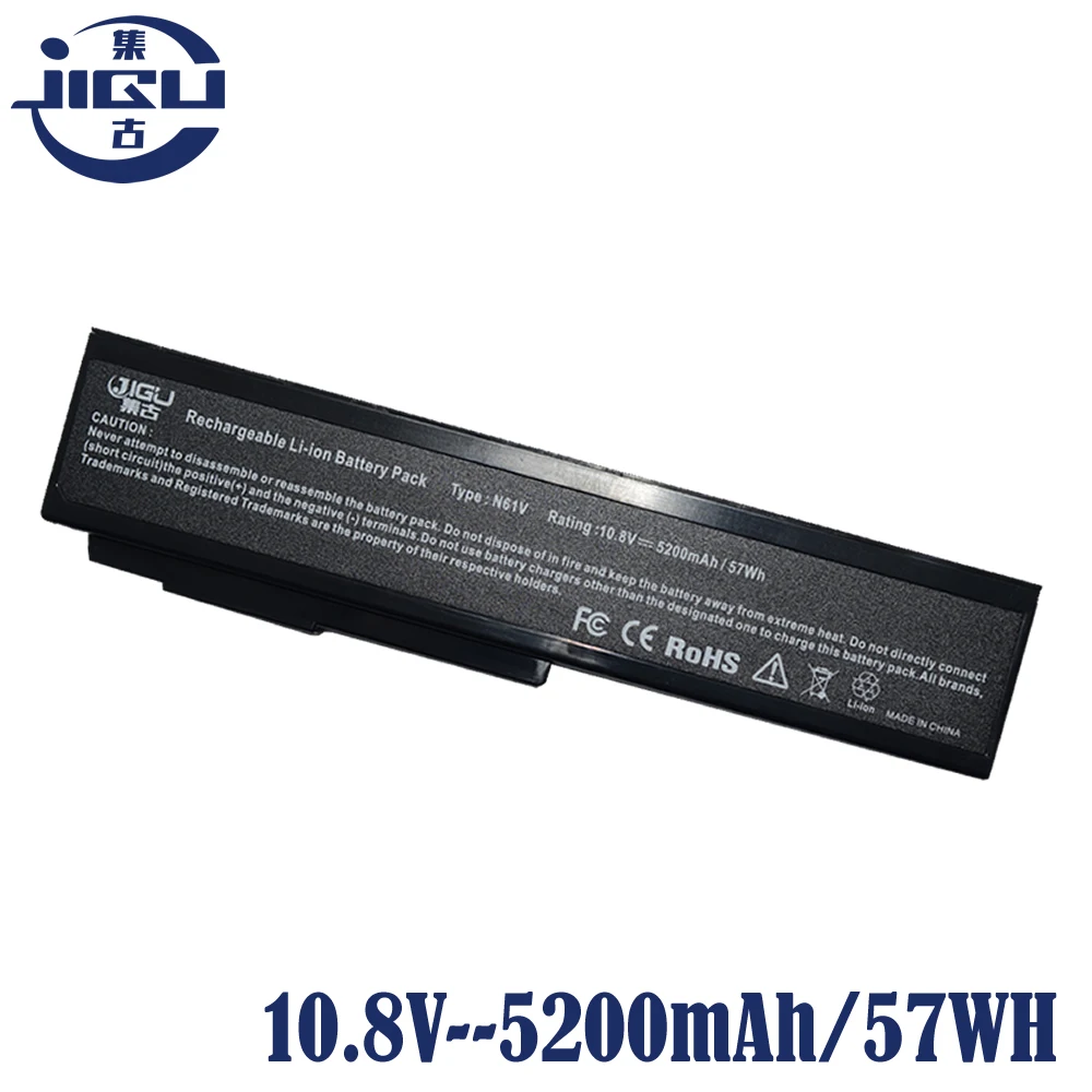 JIGU Новый аккумулятор для ноутбука ASUS N53S N53J N53JQ 10 8 В Аккумулятор N43 N61JQ новый с