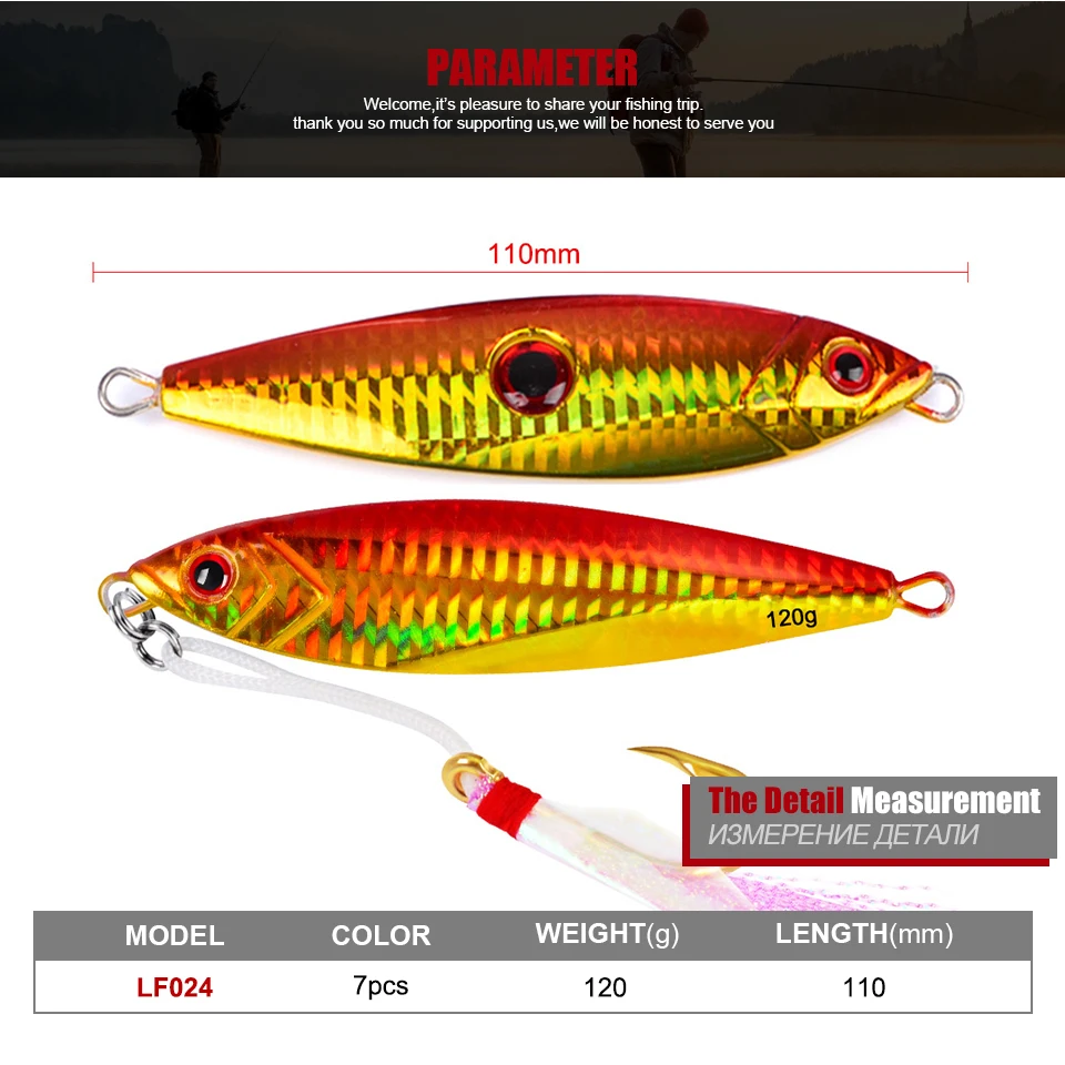 11 CM de Metal Jig Isca de