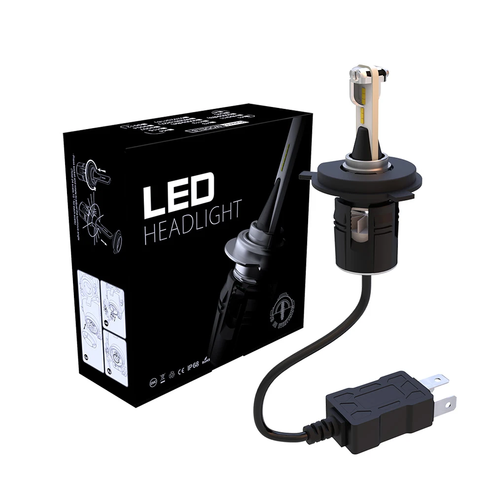 

EURS Auto Fog headlemp Bulbs Lamps H1 H4 H3H8 H9 H11 9005 9006 9012 Bullet B6 LED Headlight 60W 8400LM CSP Y19 Chips 6000K