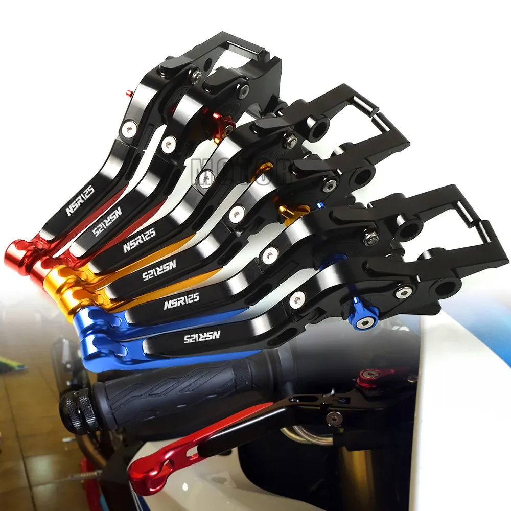 

For Honda NSR125 1988-1990 1989 NSR 125 CNC Aluminum Motorcycle Adjustable Folding Extendable Foldable Fold Brake Clutch Levers