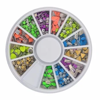 WUF 1 Wheel Nail Art Rhinestone &amp;amp; Decoration For DIY Nails Art Accessory Fashion Decorations Beauty Tools #JS25