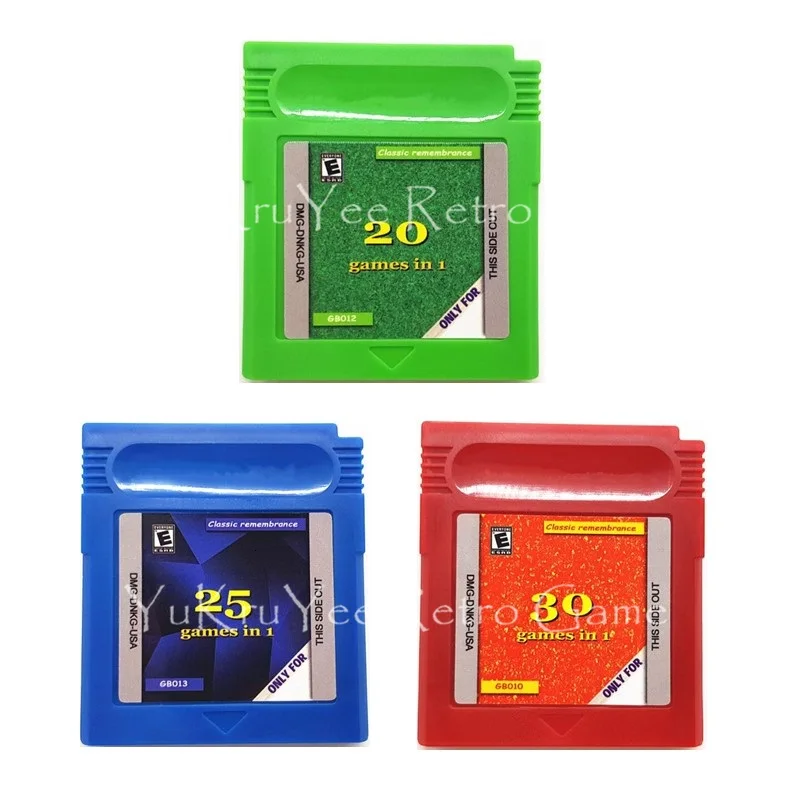 

20 25 30 in 1 Video Game Memory Cartridge Card for 16 Bit Console Accessories English Language