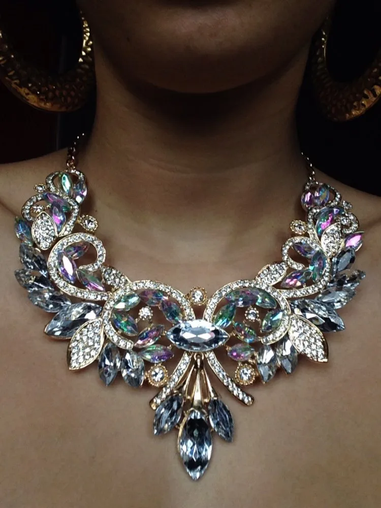 Женское винтажное ожерелье чокер с подвеской в виде цветка|flower pendant necklace|fashion