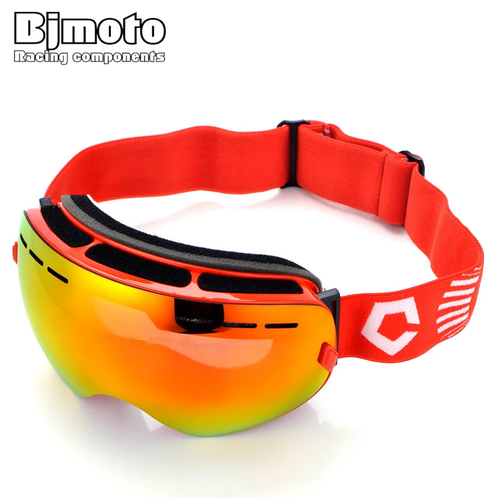 Bjmoto лыжные виды спорта Сноуборд Зимние защитные очки для катания на лыжах