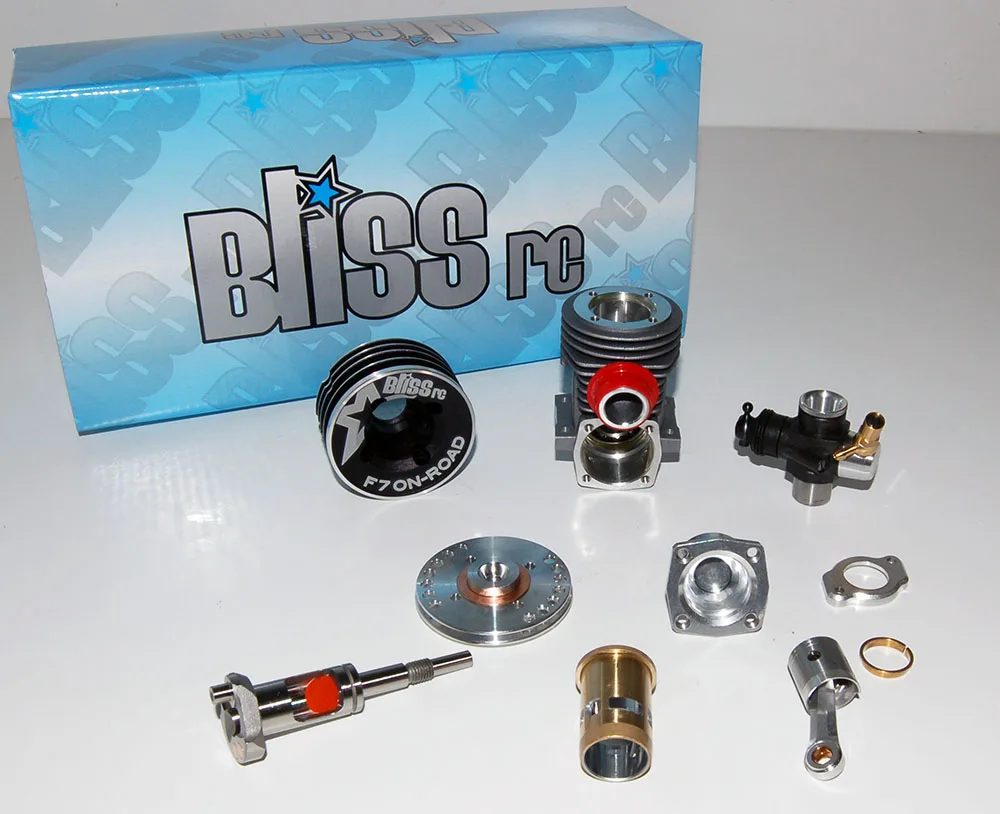 BlissRC F7 21CC на дороге двигатель с Novarossi настроенная труба