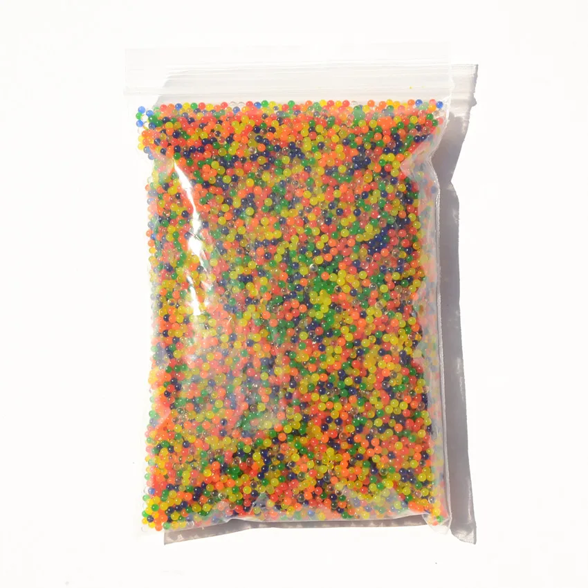 10000pcs/bag Crystal Soil Hydrogel Gel Polymer Water Beads Flower Wedding Decoration Maison