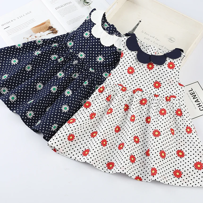 

Summer Girls Dress Printed Baby Clothes Wholesale 2019