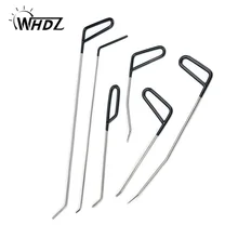 WHDZ PDR Tools Hooks Push Rods Dent Removal Paintless Dent Repair Kit Door Dings Hail Repair Tool To Remove Dent Hand Tool set whdz 3pcs pdr rods hook wedge for door dings hail repair and dent removal automotive dent removal pdr hail repair b7 c5 c6