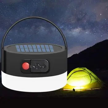 

Camping light outdoor camping waterproof portable four-speed dimming rechargeable mobile phone solar tent light