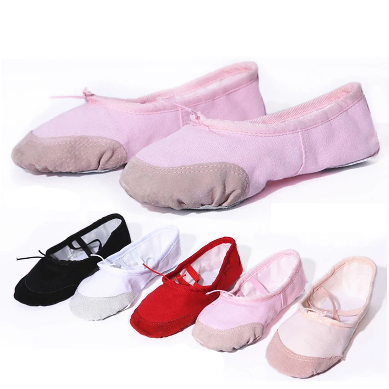 Free shipping Children dance shoes ballet yoga flat cat claw dancing shoes canvas soft sole canvas ballet dance shoes JQ-260