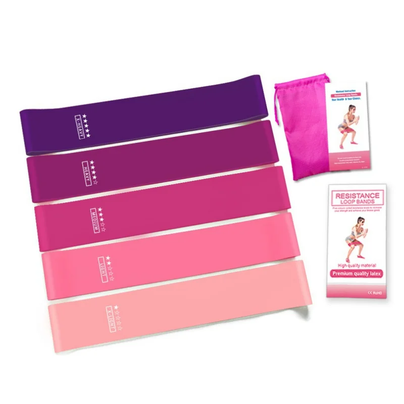 

Resistance Leg Exercise Elastic Rubber Band Workout Fitness Rubber Loops Latex Yoga Gym Strength Training Athletic Rubber Bands