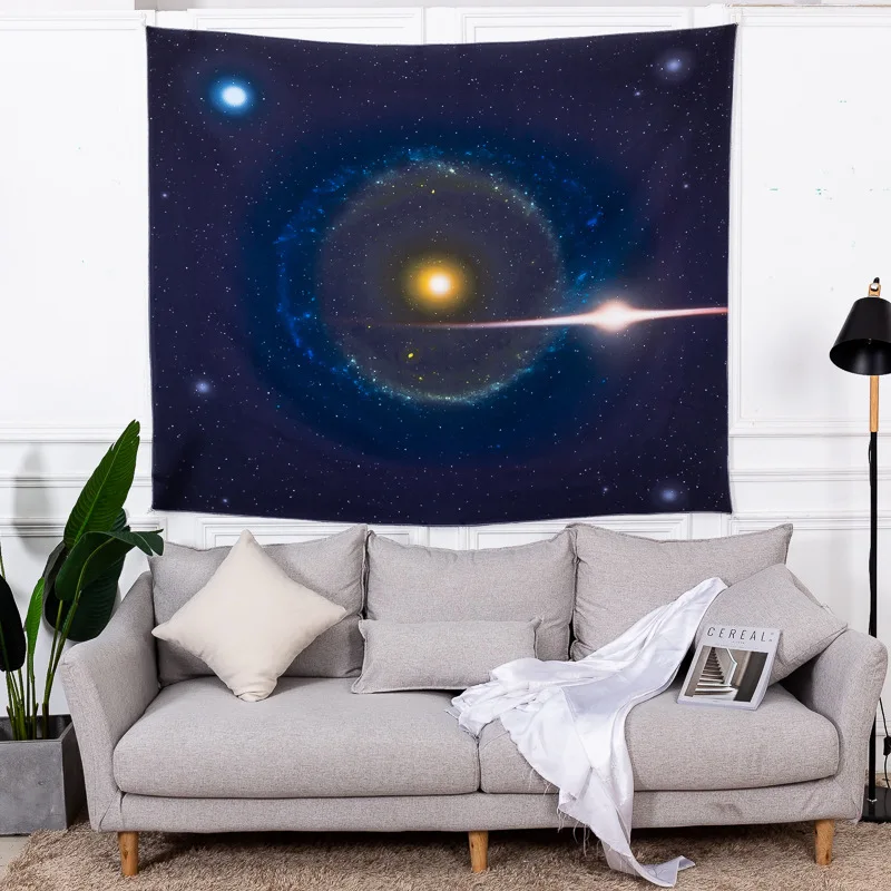 Космический гобелен "Космонавт" Мандала галактика звездное небо Печатный психоделический настенный гобелен макраме настенный колдовский настенный материал - Цвет: E