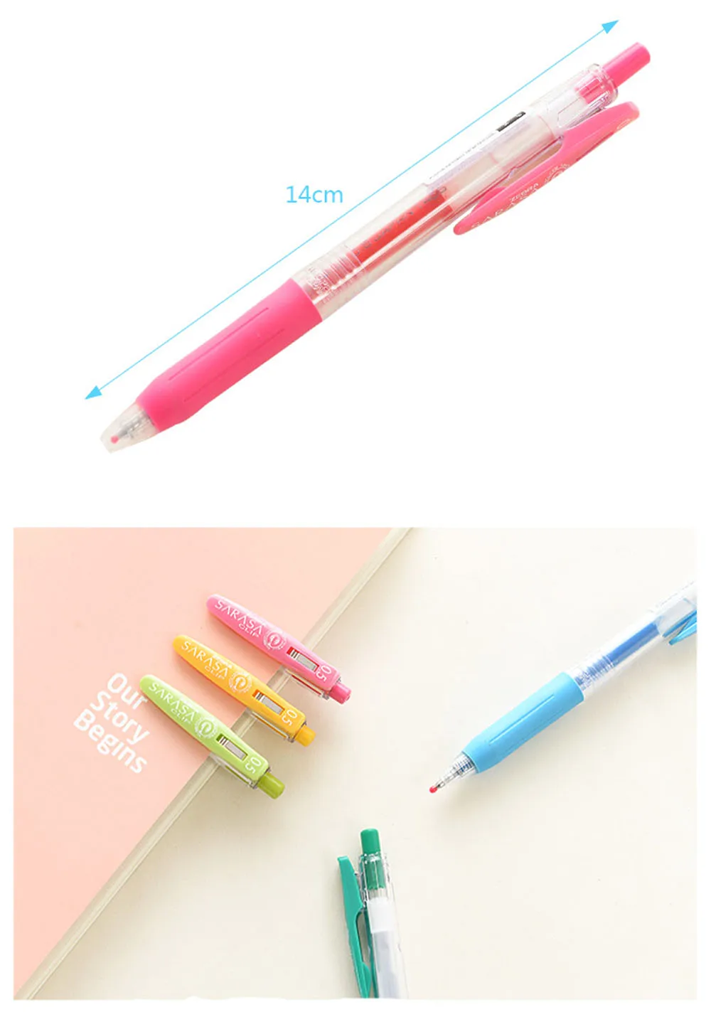 20 цветов/набор Япония Зебра SARASA JJ15 гелевая ручка для рисования маркерная ручка офисные школьные принадлежности 0,5 мм