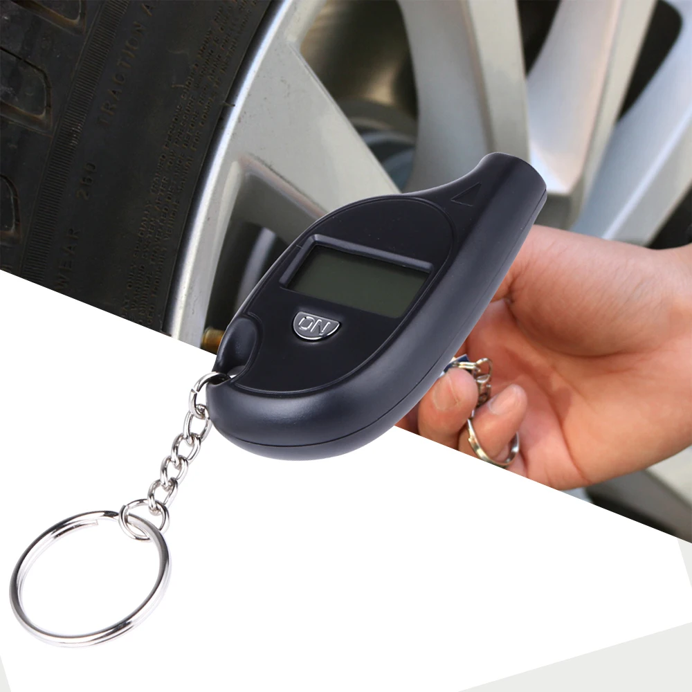 

Mini Portable Mini Keychain Digital Auto Wheel Air Pressure Gauge Meter Test Tyre Tester Vehicle PSI