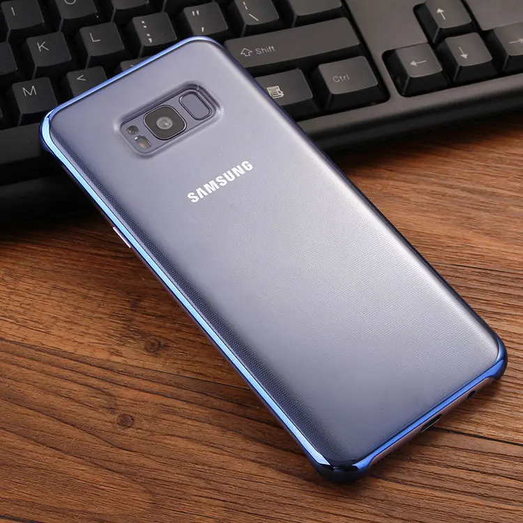 Для samsung S8 s8plus, задняя крышка, прозрачный чехол, противоударный, 360, милый, для оригинала s8 s8+, для телефона, прозрачный, роскошный, жесткий, аксессуары для ПК