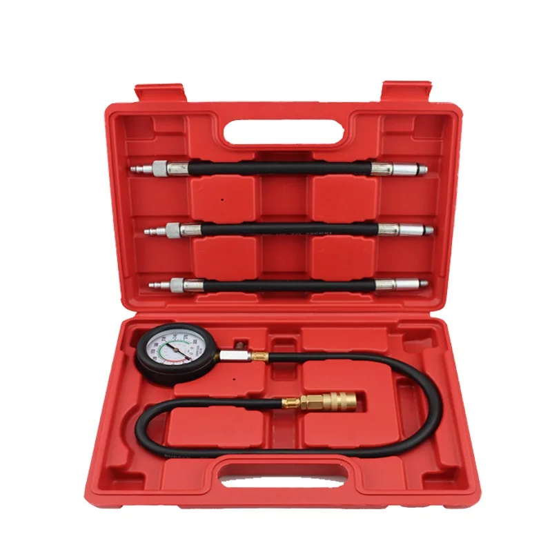 Automotive Tools Cylinder Compression Tester Kit For Petrol Engine Car