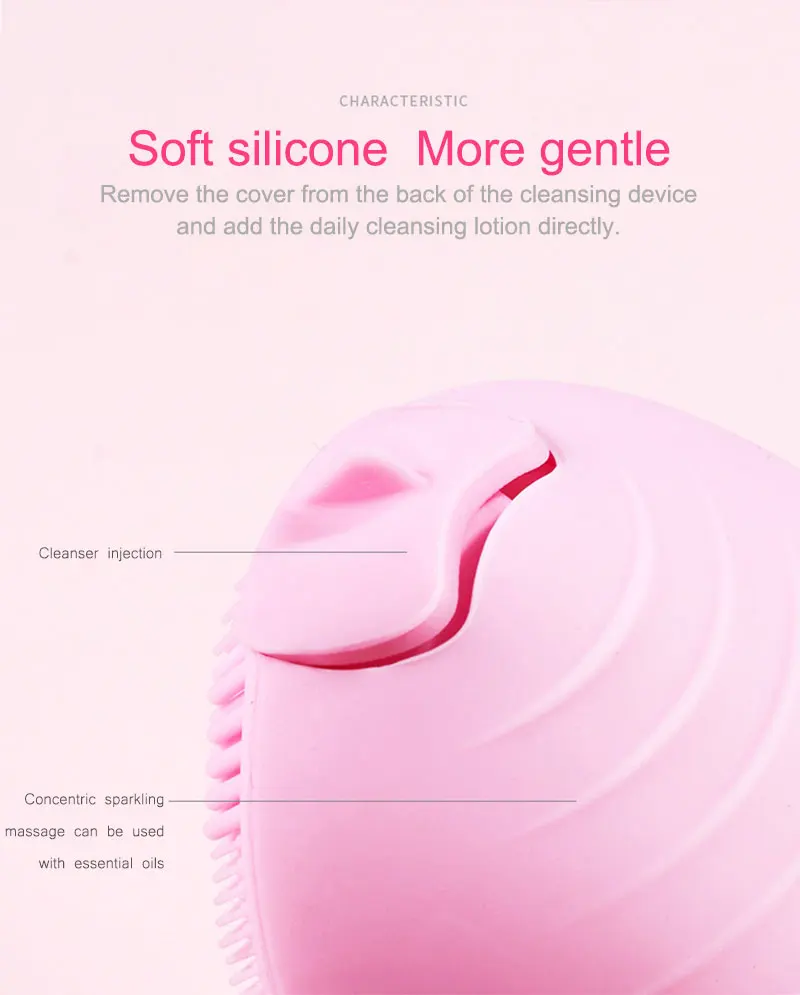 SWOISS автоматический пузырь Красота мыть измеритель перезаряжаемый домашняя звуковая вибрация Силиконовые Мыть очищающее средство для очистки пор очиститель